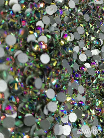 Стразы клеевые холодной фиксации Crystal AB ss 16
