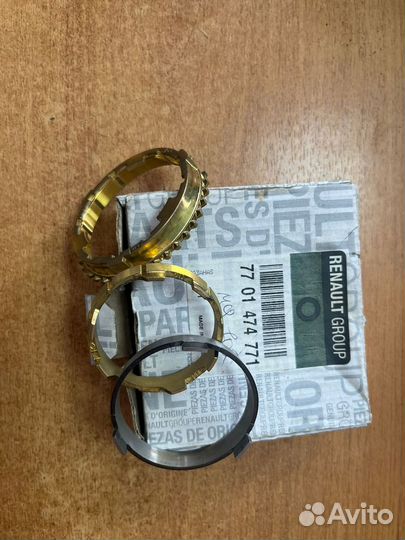 Кольцо синхронизатора 1-2 передачи Renault 7701474