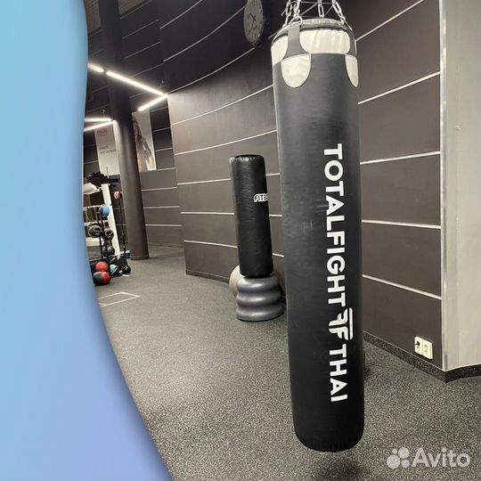 Мешок боксерский набивной thai totalfight ткань пв