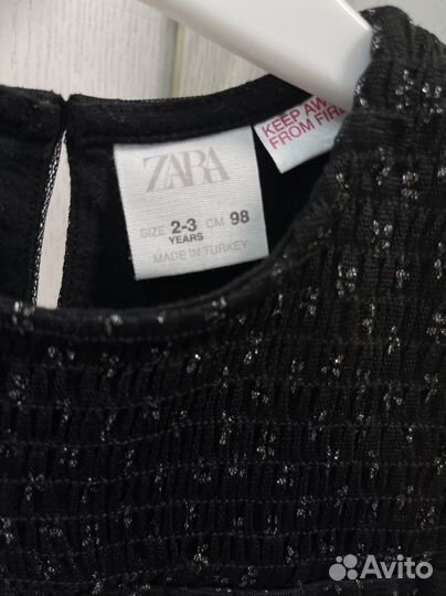 Платье для девочки zara 98