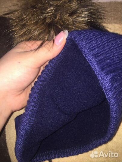 Зимняя тёплая шапка