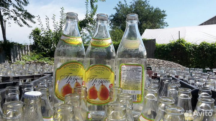 Бутылки, стеклянные