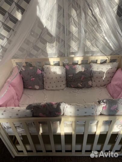 Бортики на кроватку