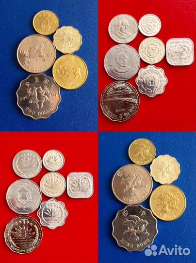 Наборы монет Азии и Ближнего Востока