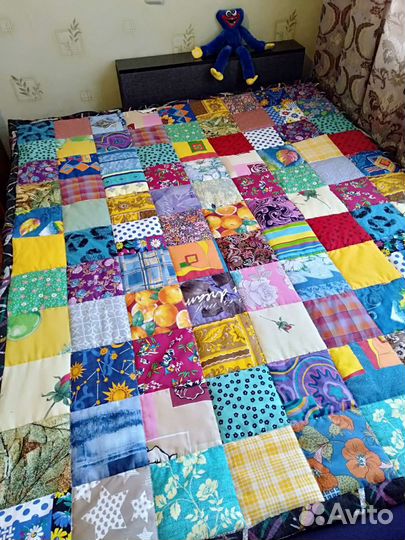 Лоскутное одеяло ручной работы