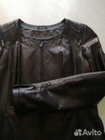 Куртка кожаная женская 44- 46 размер объявление продам