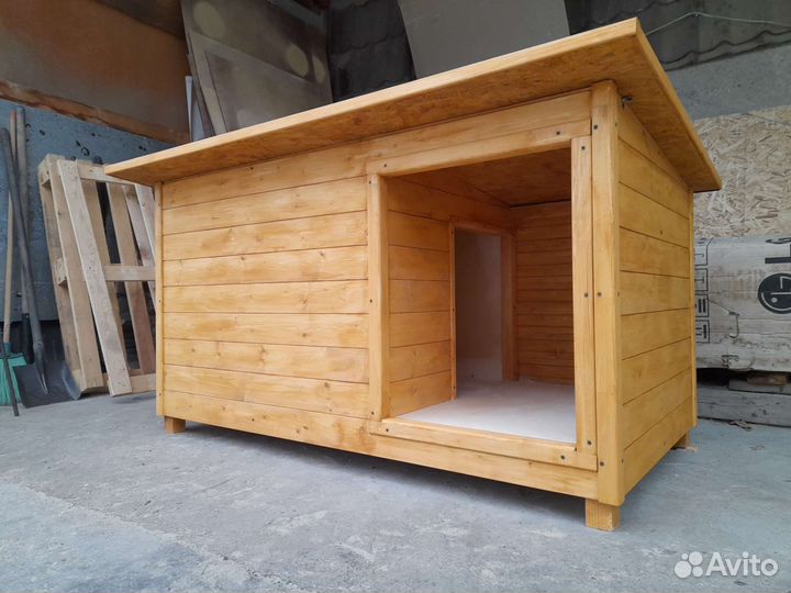 Будка с тамбуром утепленная 1400х750, Н880/800