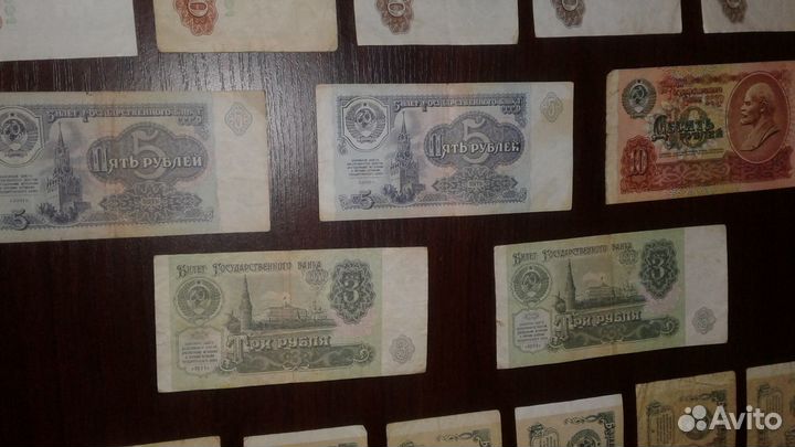 Банкноты СССР 91 - 93 года 30 штук