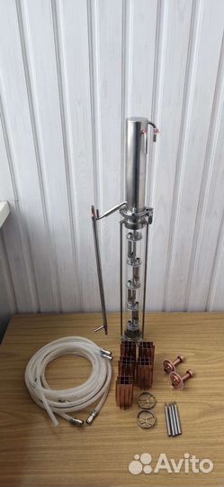 Дефлегматор 2 дюйма с тарельчатой колонной