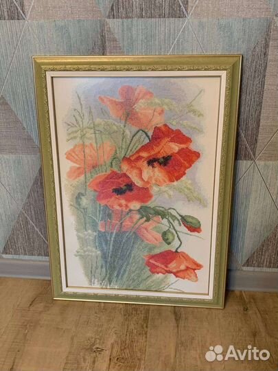 Картина вышитая крестом