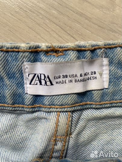 Джинсовые шорты zara