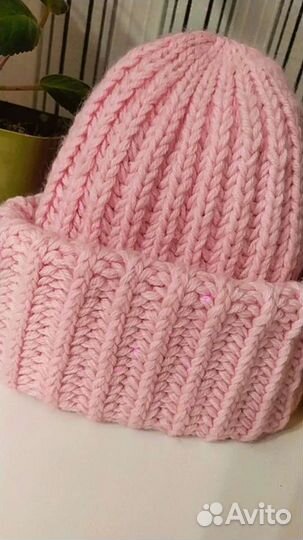 Шапка вязаная Такори ручная работа