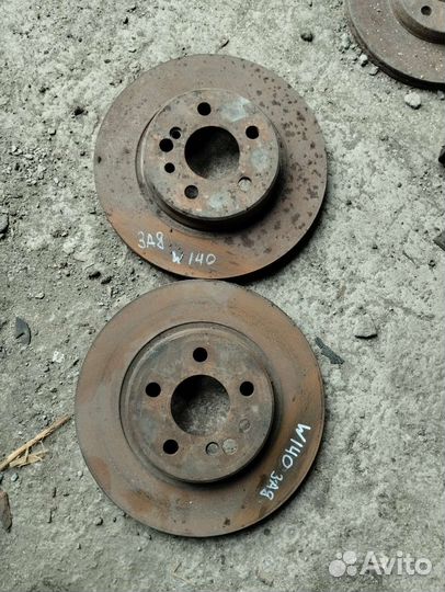 Тормозные диски задние Мерседес w140