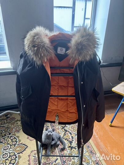 Брендовая парка с мехом