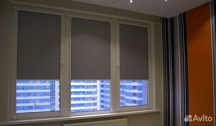 Шторы рулонные, жалюзи