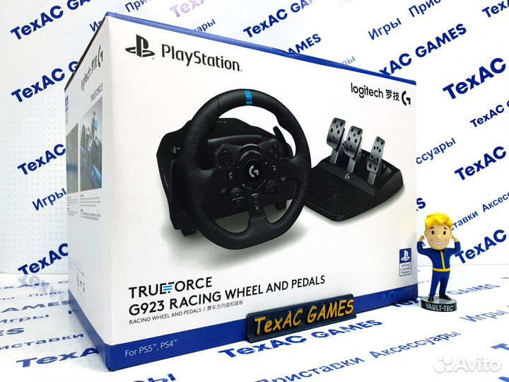 Руль Logitech G923 Trueforce PS4 PS5 PC