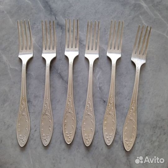 Мельхиоровые столовые приборы СССР