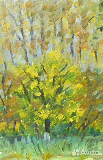 Картина маслом пейзаж