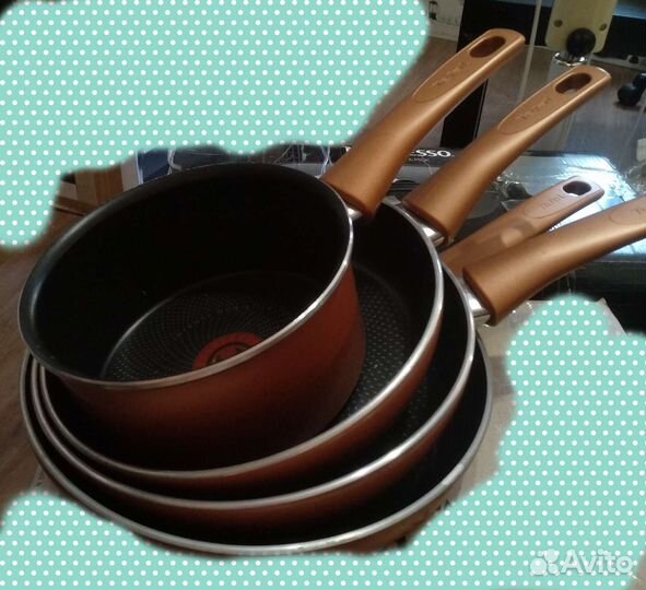 Сковородки tefal разные