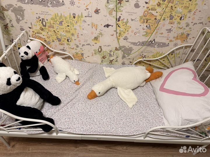 Детская кровать IKEA с матрасом
