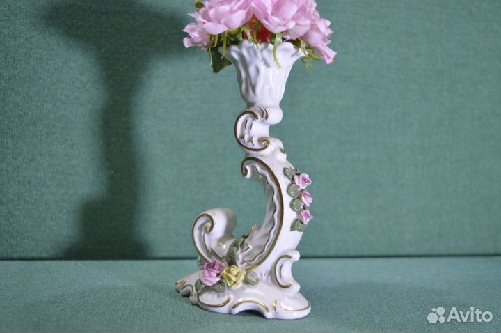 Подсвечник фарфоровый немецкий. Фарфор, handarbeit
