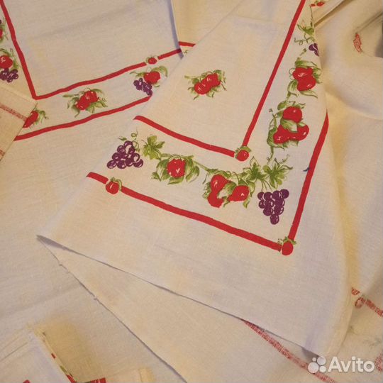 Скатерти лён новые разные