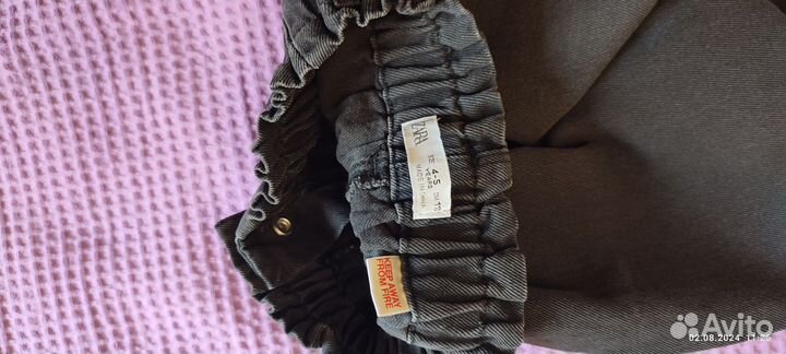 Брюки zara 110 для девочки