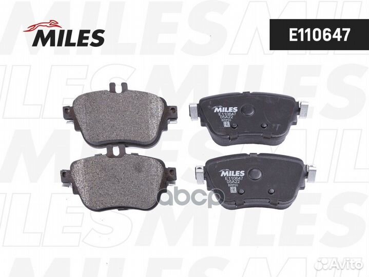 Колодки тормозные задние (Смесь Semi-Metallic)