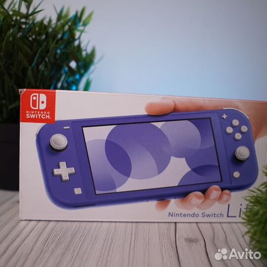 Nintendo switch lite Blue (синяя) новая 32gb
