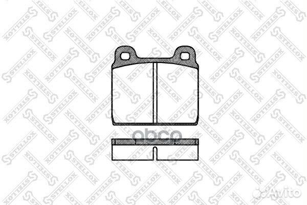 013 020SX 002 20571236X колодки дисковые п. V