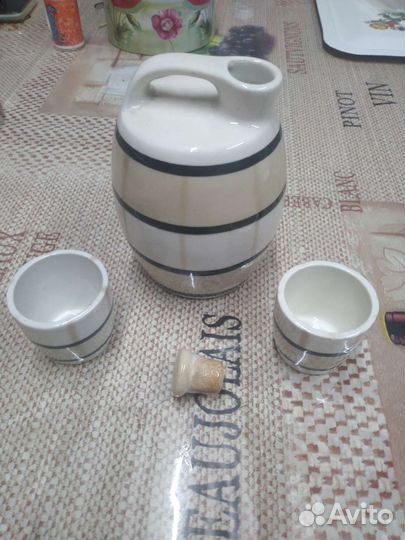 Комплект графин и 2 стопки