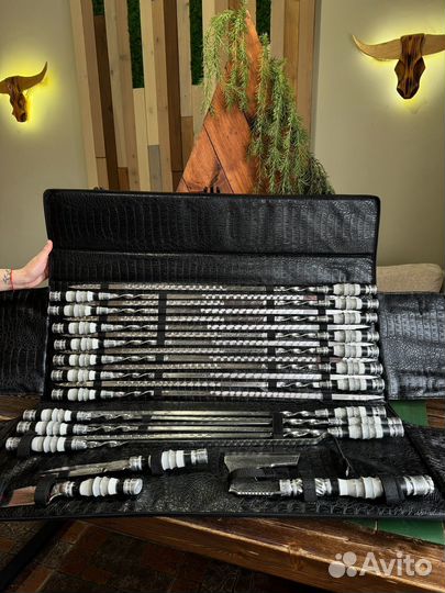 Набор шампуров в чехле