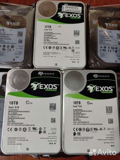 Жесткие диски 12-20 тб Seagate Exos