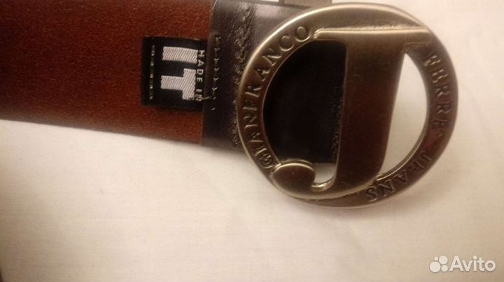 Ремень мужской кожаный Италия