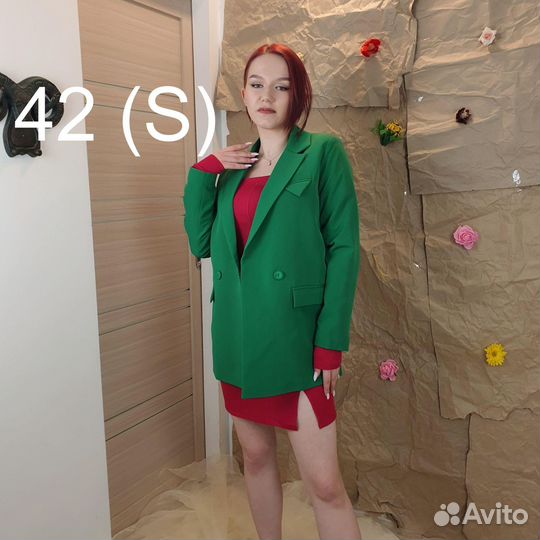 Пиджак однотонный exclusive 42 (S)