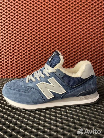 Зимние кроссовки New Balance 574 с мехом