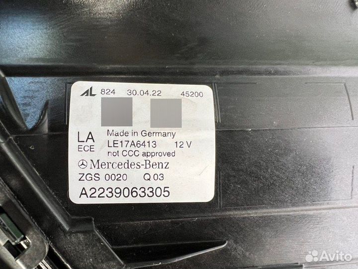 Фара светодиодная передняя левая Mercedes-Benz