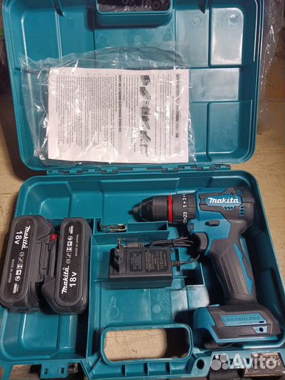 Шуруповерт ударный makita 18v, 45 Нм