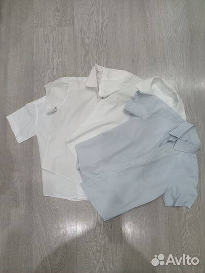 Рубашки школьные для мальчика 128