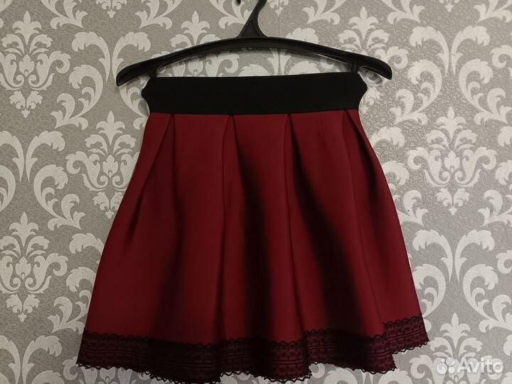 Школьная форма для девочки бордовая