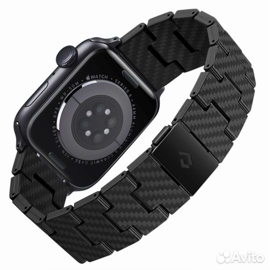 Pitaka Carbon Fiber Retro Band для Apple Watch