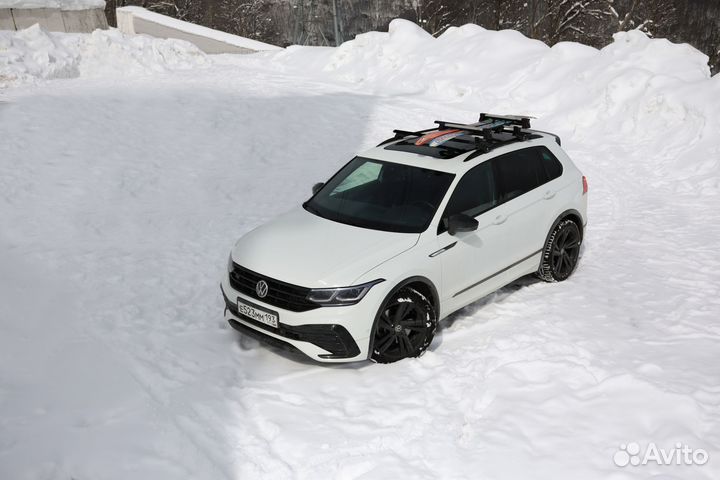 Багажник для перевозки лыж Lux Эльбрус 500 серый