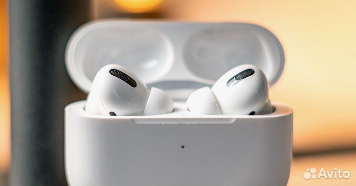 Беспроводные Наушники Air Pods Pro Эпл Молочные