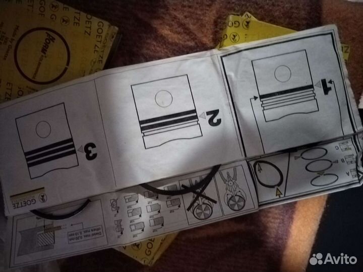 Кольца поршневые бмв