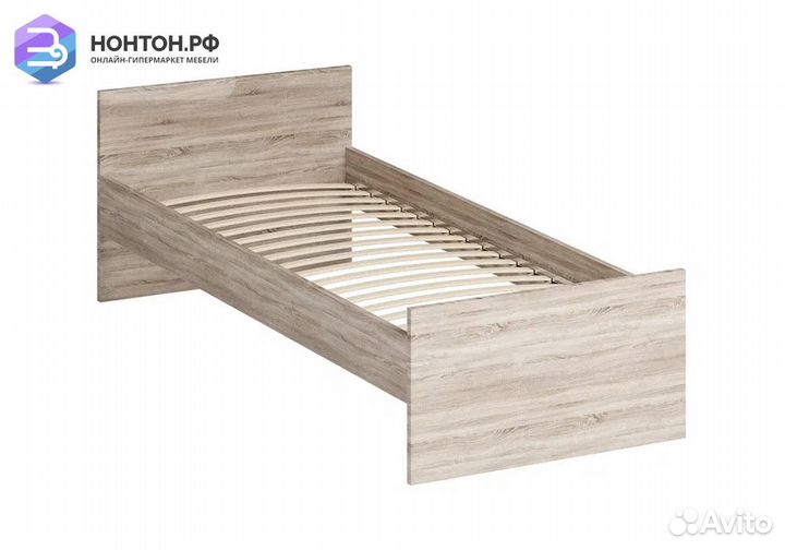 Кровать односпальная Орион дуб сонома