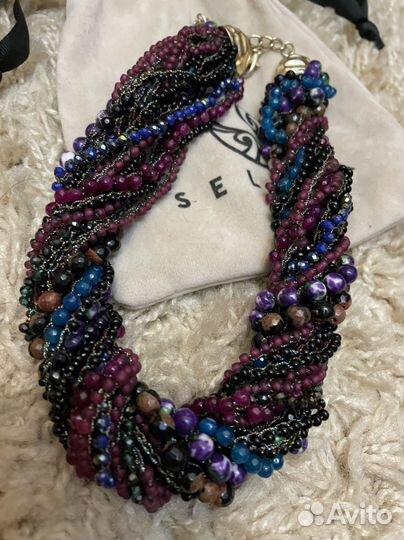 Колье с браслетом