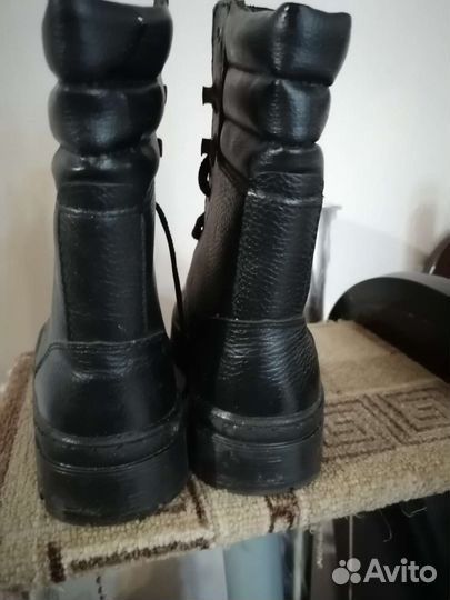 Берцы кожанные
