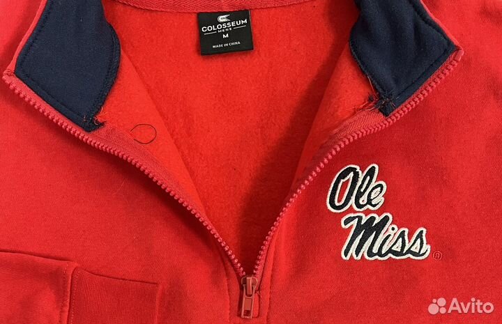 Толстовка свитшот Colosseum M ncaa США зип 1/4