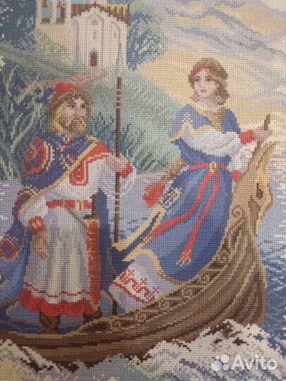 Канва с нанесенным рисунком. Матренин Посад