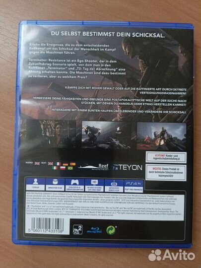 Terminator resistance ps4 диск